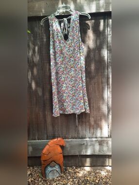 GAP Floral Tie-Back Camisole Dress - Pink Multi